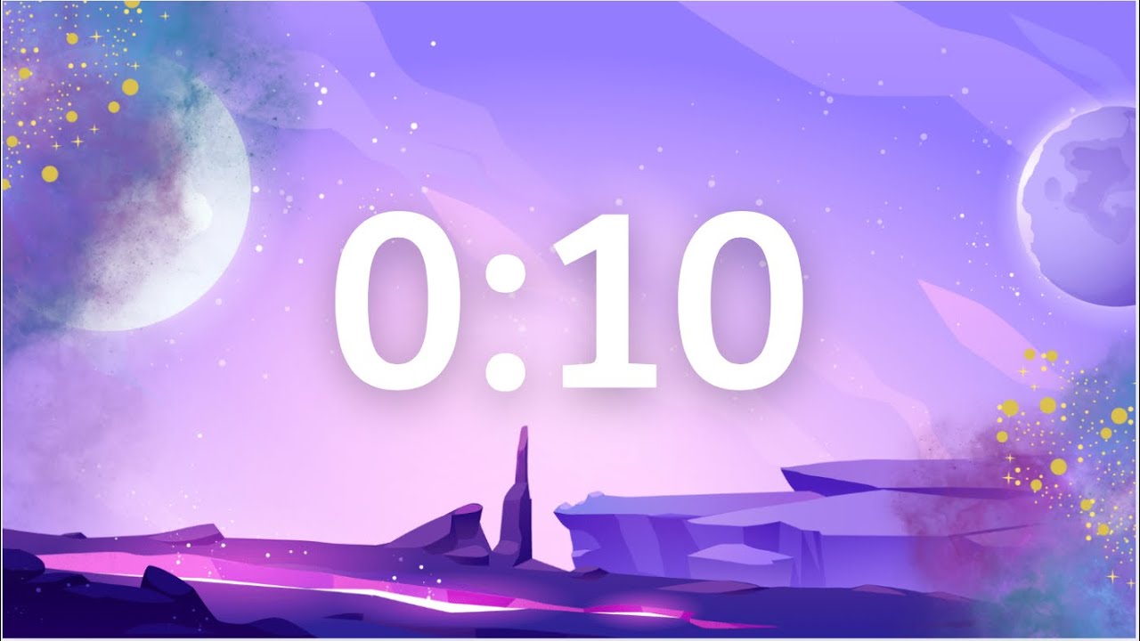 10 Second Cosmic Timer | Futuristic Space Countdown🌌 - YouTube