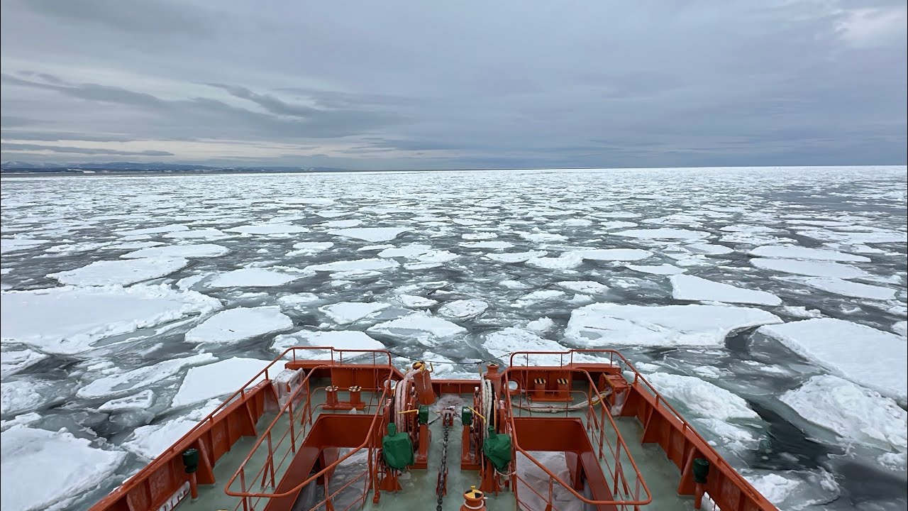 流氷を見に、ガリンコ号Ⅲに乗ってみた　紋別市観光 / drift ice　