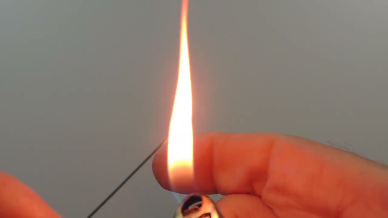 Burning Carbon rod to make a spread tow paddle