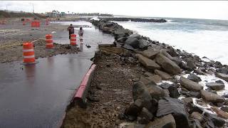 Remnants of Tropical Storm Rachel strip sand from San Diego beaches, flood coastal roads