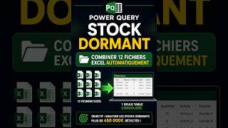 POWER QUERY STOCK DORMANT COMBINER 12 FICHIERS
