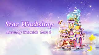 [Installation Tutorial Part 2] TONECHEER 3D Puzzle Transmission Model Kit Star Workshop Tutorial Wealth