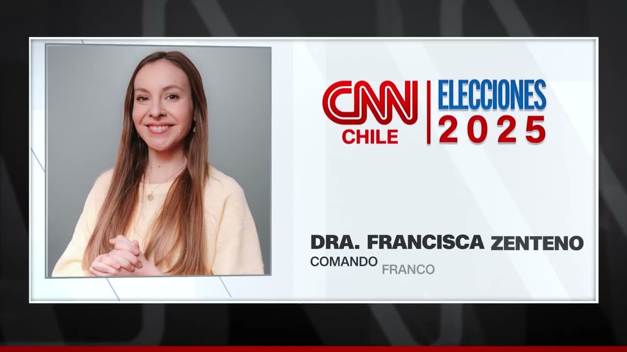Anuncio Participación Debate en CNN CHILE Francisca Zenteno Candidata Diputada PDG