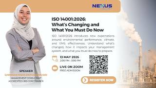 Webinar - ISO 14001:2026: What’s Changing and What You Must Do Now