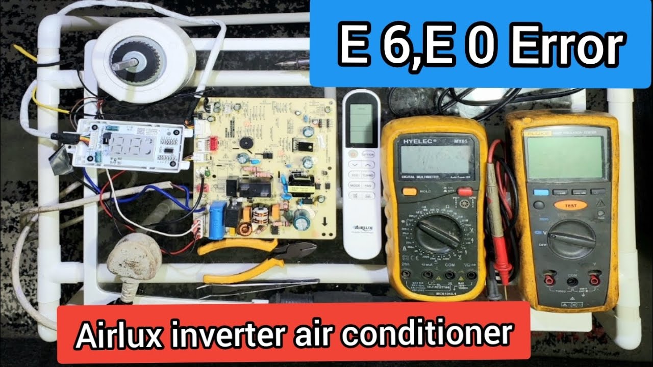 E 6,E 0 ERROR PCB REPAIR AIRLUX A/C INVERTER 