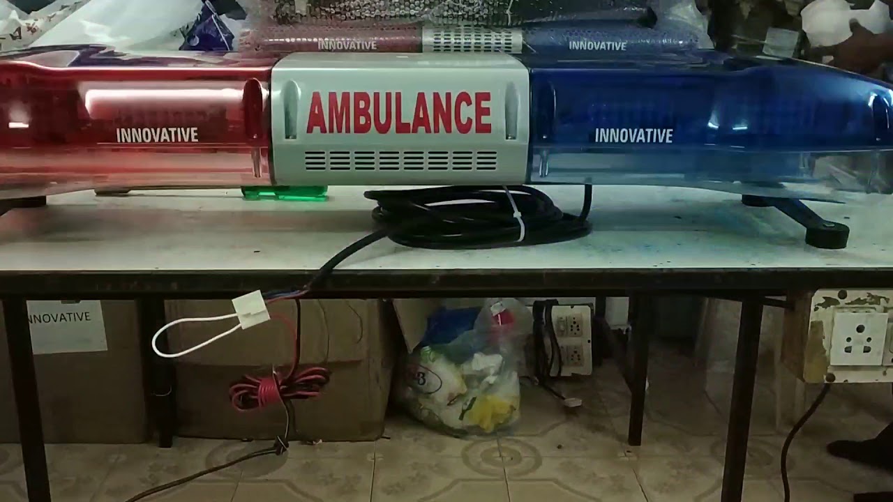 Ambulance led light (echo,omni innovative products) YouTube