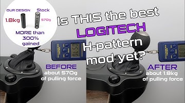 Logitech shifter H-pattern improvement mod. The easiest and best?