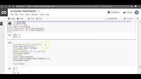 11  More Numpy Reshape