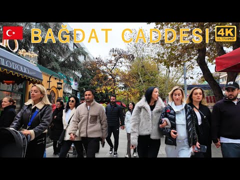 Bagdat Street Walk 🇹🇷 | Istanbul’s Famous Asian Side Avenue 4K