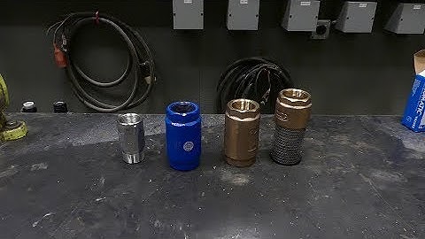 Types of Check Valves for Water Well Applications