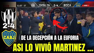 🔵🟡🔵Terrible!!!Así lo vivió Martinez... Central Córdoba vs Boca 2-4