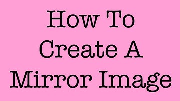How To Stamp A Mirror Image