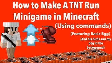 HOW TO MAKE A TNT RUN MINIGAME IN MINECRAFT -Command Tutorial-