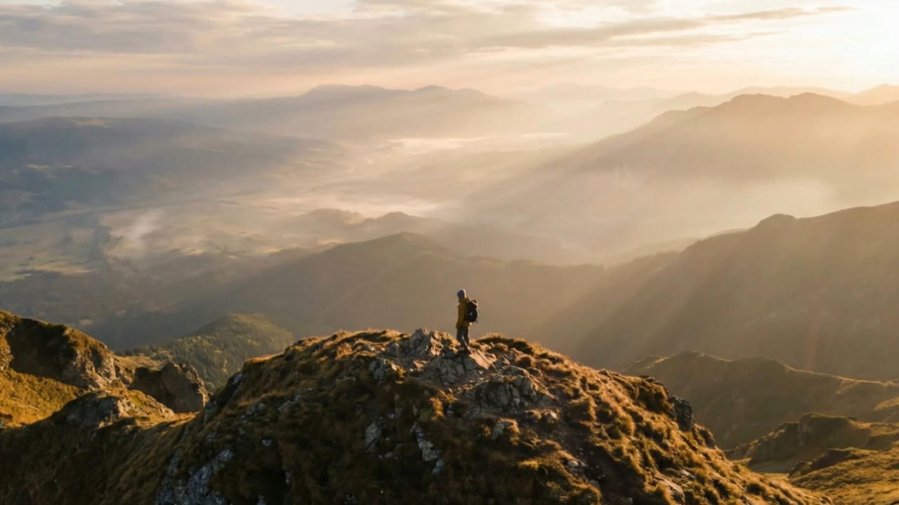 Mountain Sunrise Drift — 1 Hour of Peaceful Peaks