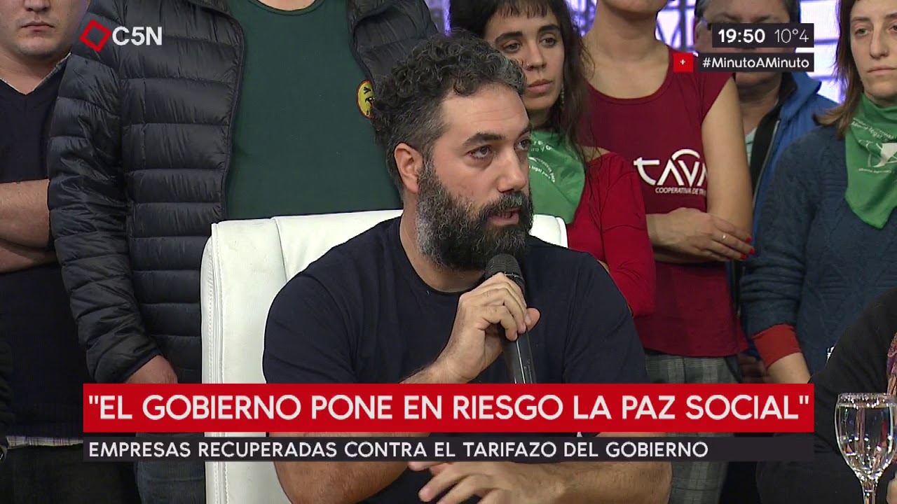 Empresas recuperadas contra el tarifazo del gobierno - YouTube