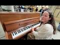 ‘Stand By Me’ Sung By Betsy, 12 Years Old .. An incredible performance at the public piano