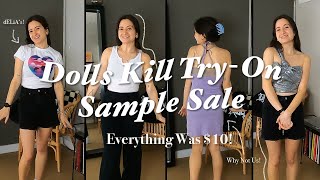 Dolls Kill Sample Sale Finds & Try On Haul