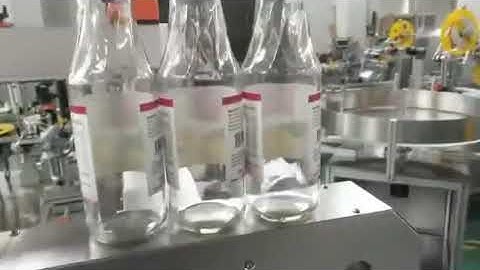 Auto beer bottle sticker wrap around labeling machine skilt