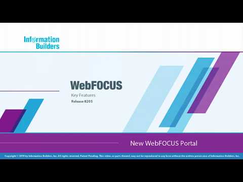New WebFOCUS Portal