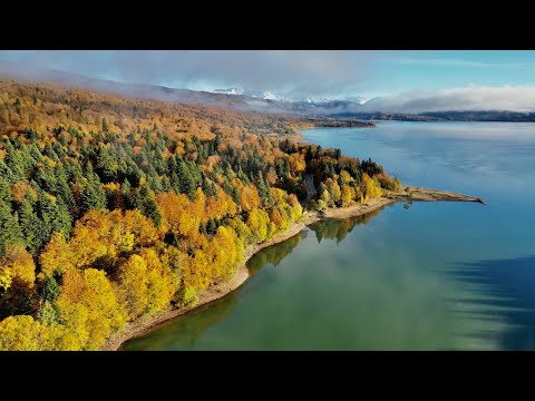 თევზაობა შაორზე, შემოდგომა 2023 | Autumn Fishing on Shaori Lake | 4K | Drone Shots