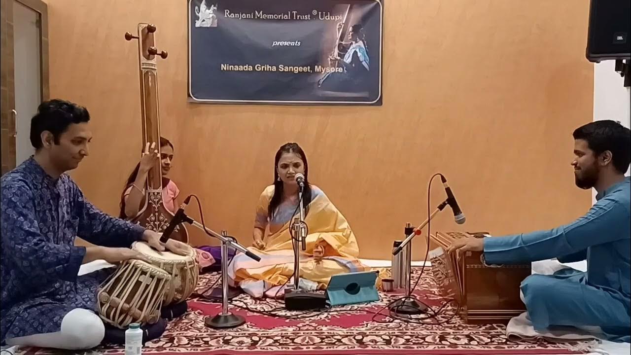Smt.Amritha Shenoy Kamath at Ninaada Griha Sangeeth Series YouTube