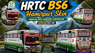 Hamirpur Bs6 Super Decorated  Bus Skin for Bussid | MODIFIED SKIN | Ashok Leyland Bs6 #bussid #bs6