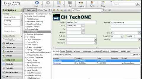 How to Save Time & Update Contact Info From Swiftpage ACT Companies -betterACTnow training