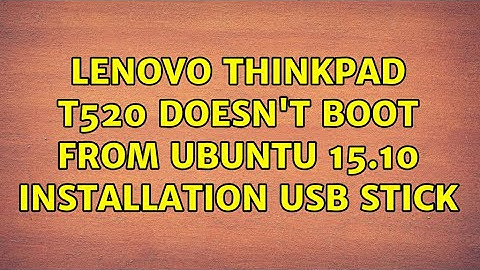 Ubuntu: Lenovo Thinkpad T520 doesn