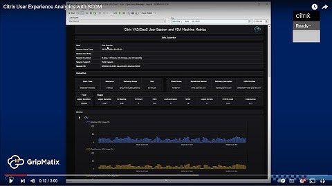 Citrix User Experience Analytics with SCOM | GripMatix