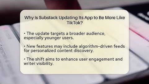Why Is Substack Updating Its App to Be More Like TikTok? - Be App Savvy
