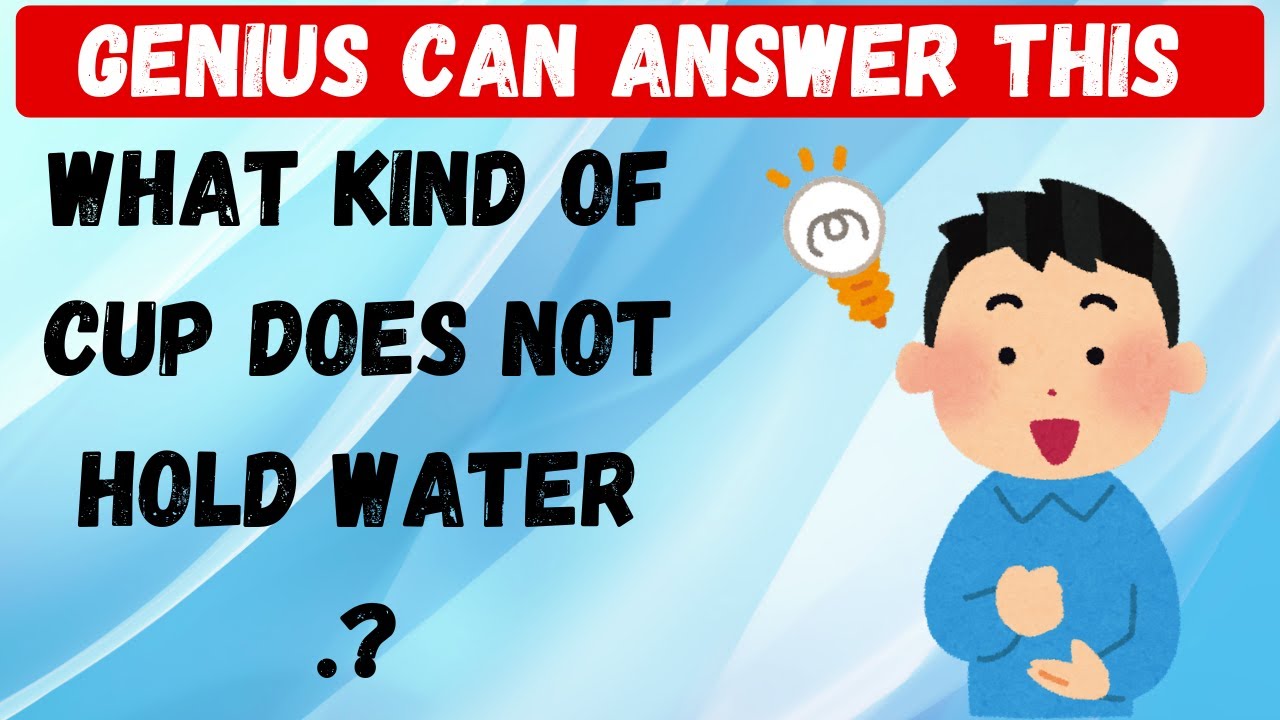 English Riddle | Tricky Riddle | Riddle Quiz | Riddle in English easy ...