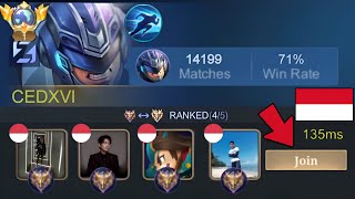 WHEN TOP 1 PH🇵🇭 JOHNSON PLAY IN INDO🇮🇩 SERVER! THIS IS WHAT HAPPENED... - Mobile legends