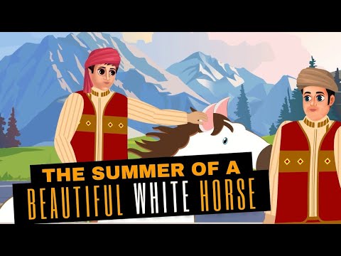 The summer of a Beautiful White Horse | Class 11 | ANIMATION |Explanation In hindi | LINE BY LINE🔥