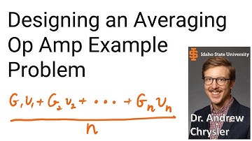 Designing an Averaging Op Amp Example Problem