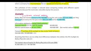 Valuations   Part 6   Market price multiples