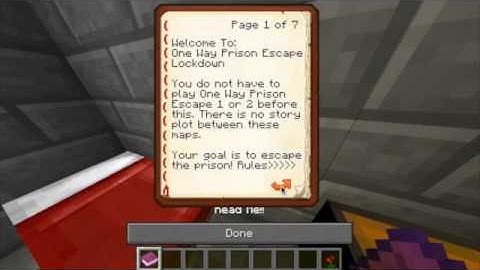 Minecraft: One Way Prison Escape part 1