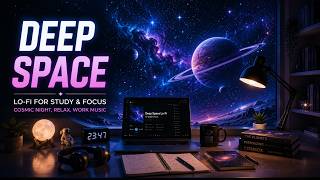 Deep Space Lo-Fi for Study &amp; Focus (No Vocals) | Cosmic Night, Relax, Work Music