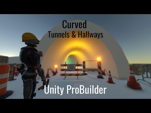 Unity ProBuilder Tutorial: Creating Curved Tunnels & Hallways for your 3D Level in 5 Minutes