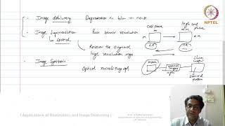 Lec 72 - Applications of Restoration, and Image Deblurring
