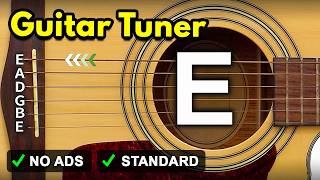 Guitar Tuner - Tune Standard Guitar Online - E A D G B E screenshot 5