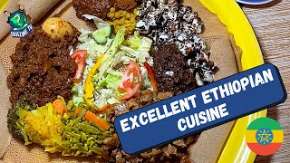 QUIZINE TV: ETHIOPIAN CUISINE (EPIC INJERA PLATTER!)