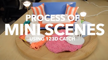 Process of MINI SCENES using 123D Catch
