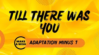 Video thumbnail of "Till there was you MCGI | Minus 1 | Adaptation"