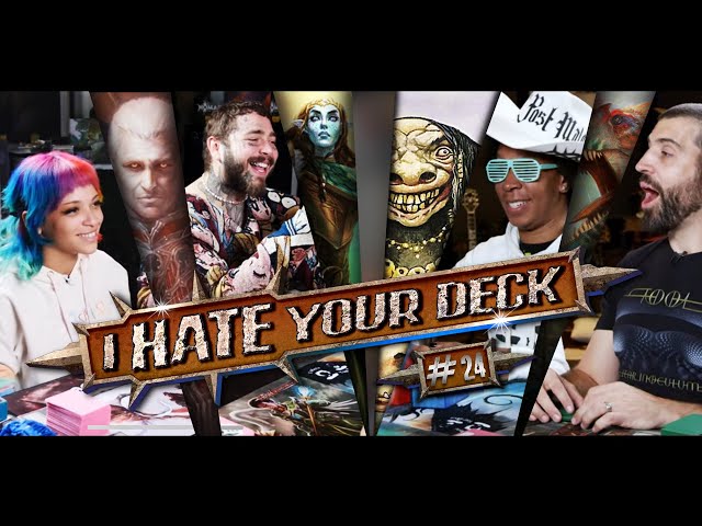 I Hate Your Deck #24 Post Malone  || Gishath v Edgar v Lathril v Wort || Commander Gameplay mtg edh class=