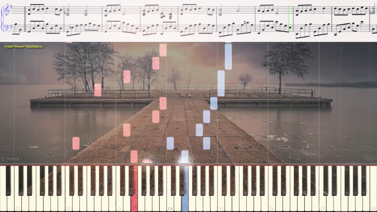 Entrelacs - Andre Gagnon (Ноты и Видеоурок для фортепиано) (piano cover)