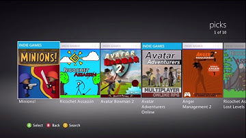 how to find indie games on new dashboard (2012)