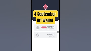 Ari Wallet Quiz today 🔥Ari Wallet Quiz 4 september 🔥 Ari Wallet Today Quiz Answer 🔥 Ari Chain Wallet