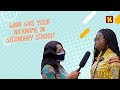 What Was Your Nickname In Secondary School? (And Other Questions) | KraksTV Vox Pop