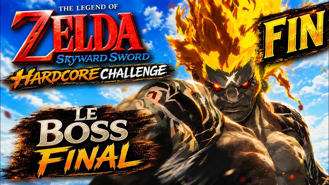 ZELDA HARDCORE CHALLENGE SKYWARD SWORD #FIN : L'AVATAR DU NÉANT, LE BOSS FINAL ! 😈