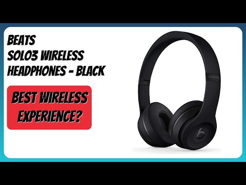 REVIEW (2026): Beats Solo3 Wireless Headphones - Black. Features